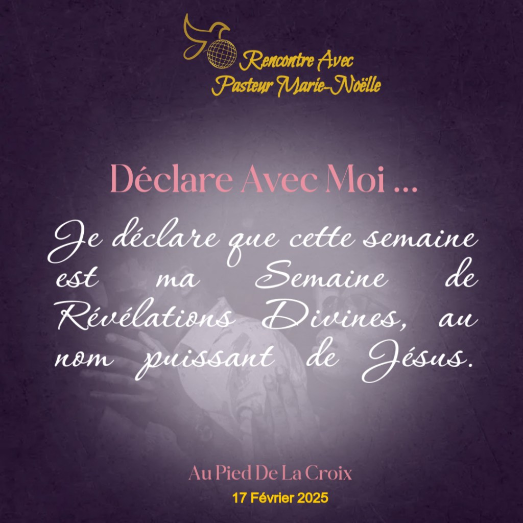 Ma Semaine de Révélations Divines&nbsp;!